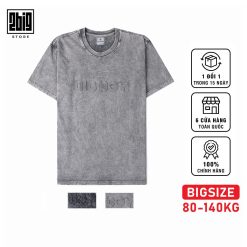 Áo Thun Wash In Chữ BigBoy 24006