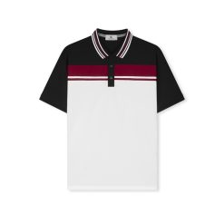 Polo Phối Cổ Viền Đỏ