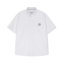 Sơ Mi Ngắn Vải Oxford Thêu