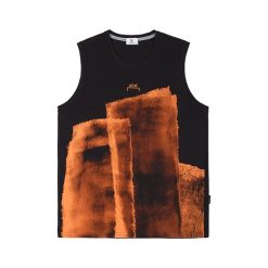 TankTop HT Đen Phối Cam 003