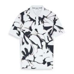 Polo Hoạ Tiết Cánh Hoa Đen