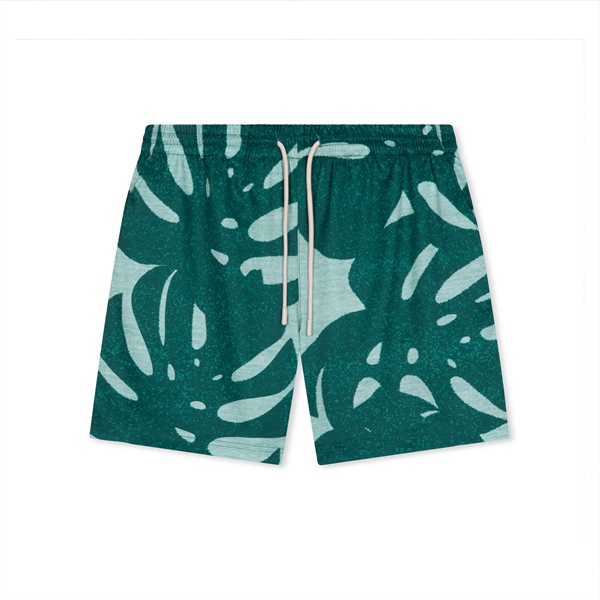 Short Thun Set Bộ Hoạ Tiết Lá Loang 0402