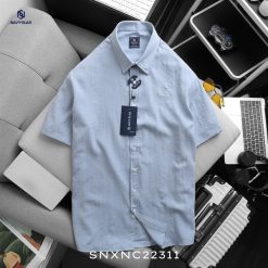 SMN Xanh Nhạt Thêu Chữ