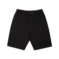Short Thun Đen Họa Tiết Caro