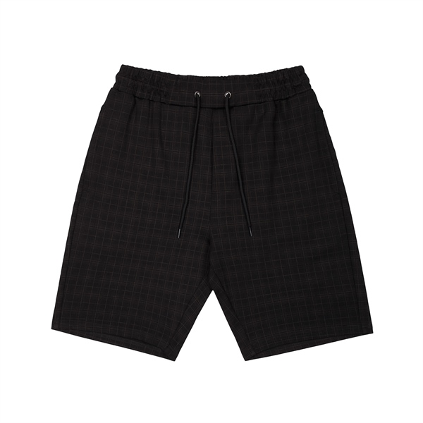 Short Thun Đen Họa Tiết Caro