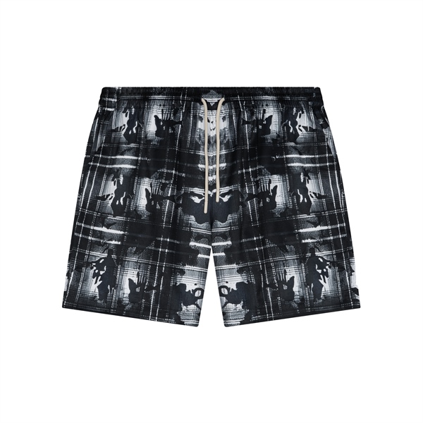 Short Thun Set Bộ Hoạ Tiết Phối Loang 0402