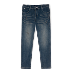 Jean Dài Wash Nâu 355