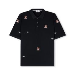 Polo Thêu Gấu Ngực